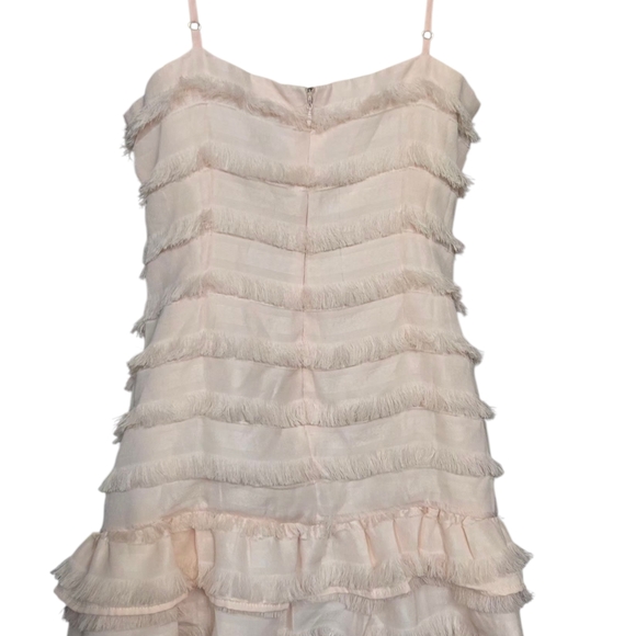Chic Pink Ruffled Mini Dress - Picture 6 of 6
